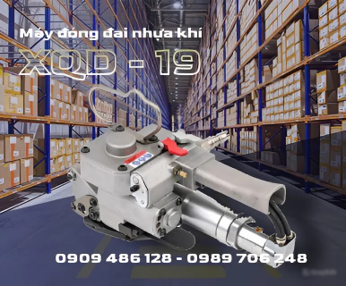 Máy đóng đai nhựa khí nén XQD - 19 chính hãng giá rẻ
