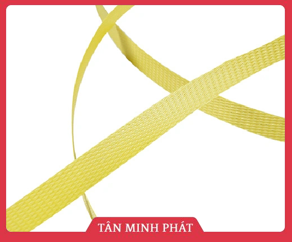 Dây đai nhựa PP màu vàng