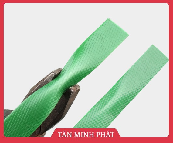 Dây đai PET màu xanh lục