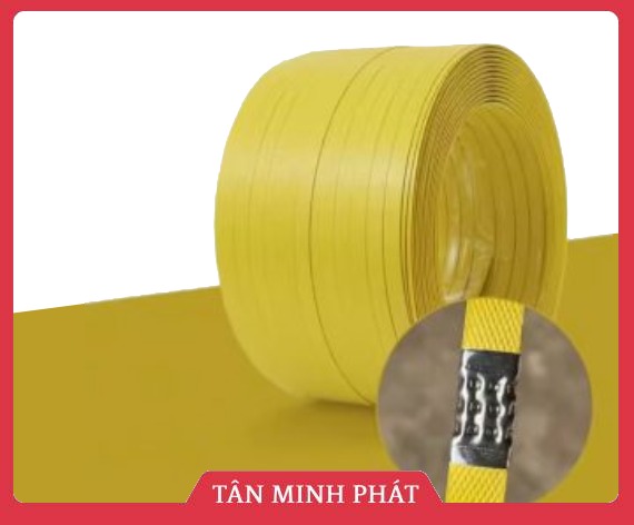 Dây đai PET màu vàng