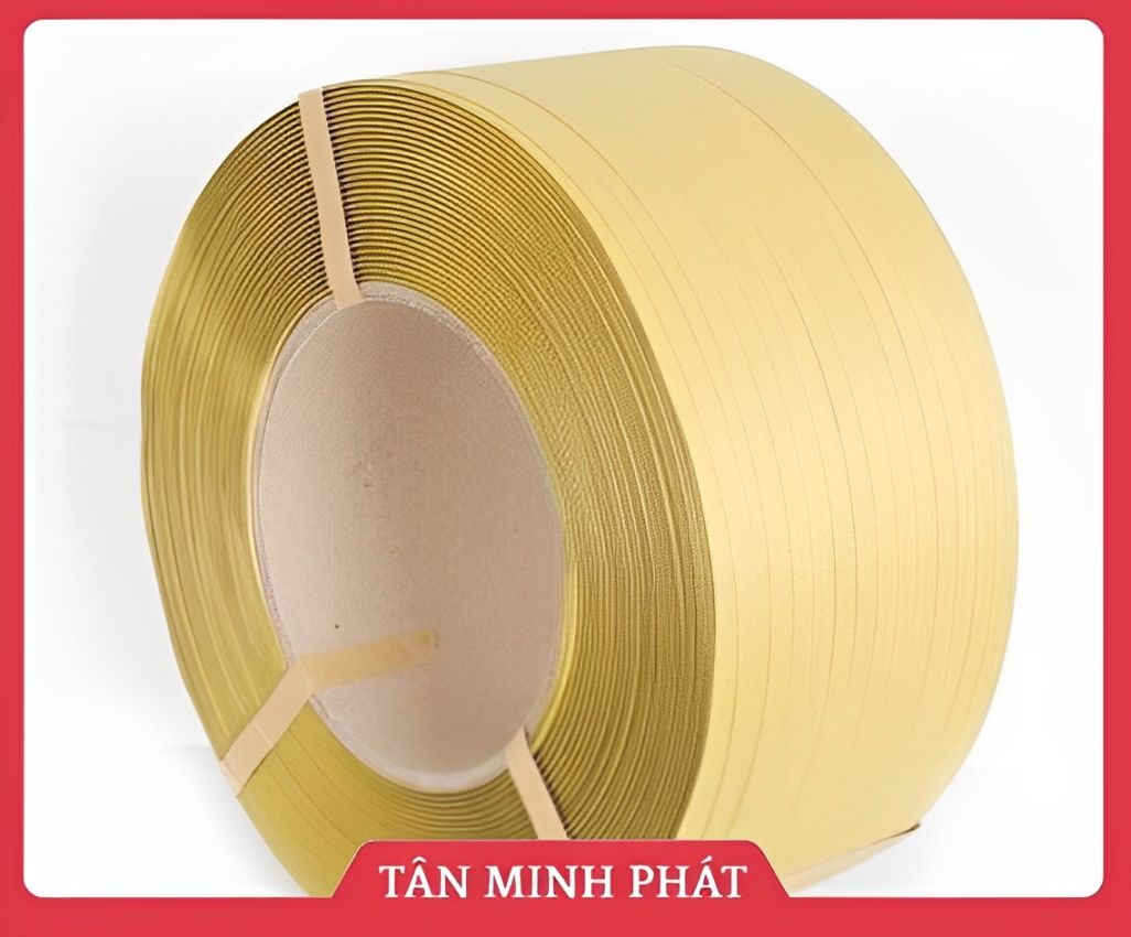 Dây đai nhựa PP vàng