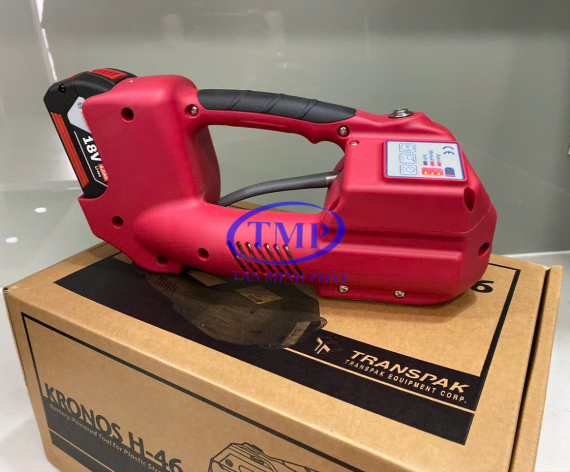 Máy đóng đai nhựa dùng pin cầm tay Transpak H46A